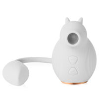 Vibrující křeček se sání masérem 100 funkcí bílý - 71629685 - 4