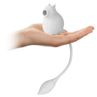 Vibrující křeček se sání masérem 100 funkcí bílý - 71629685 - 2