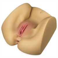 Realistický tělový masturbátor mužský umělá vagina a anus - 78786946 - 5