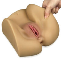 Realistický tělový masturbátor mužský umělá vagina a anus - 78786946 - 3
