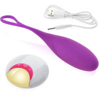 VIBRAČNÍ VAJÍČKO NA DÁLKOVÉ OVLÁDÁNÍ SILIKONOVÉ SEX VAJÍČKO KE STIMULACI - 10 FUNKCÍ - 70842077 - 2