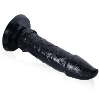 Černé dildo fantasy detektor bodu G s přísavkou 21 cm - 76165595 - 4