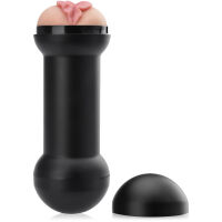 OBOUSTRANNÝ MASTURBÁTOR V TUBĚ - ÚZKÝ ANUS A RŮŽOVOUČKÁ VAGÍNA  - 75670076 - 3