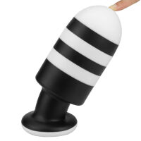 Velký silikonový anální kolík se silnou přísavkou 7,5 cm - 78741855 - 2