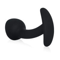 Silikonový zahnutý anální kolík s rukojetí 8,6 cm - 78756002 - 3