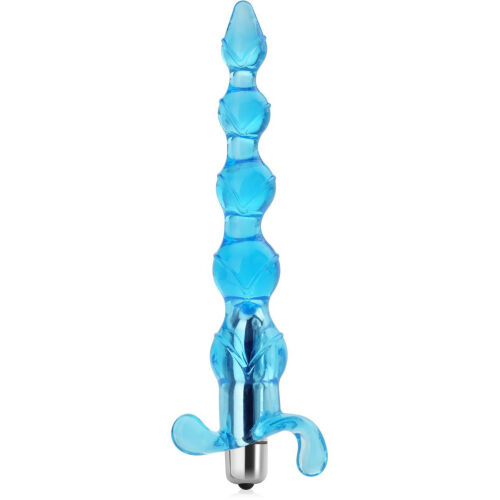 ELASTICKÁ ANÁLNÍ SONDA S VIBRACEMI  GELOVÝ KULIČKOVÝ KOLÍK ANAL PLUG - 76174175