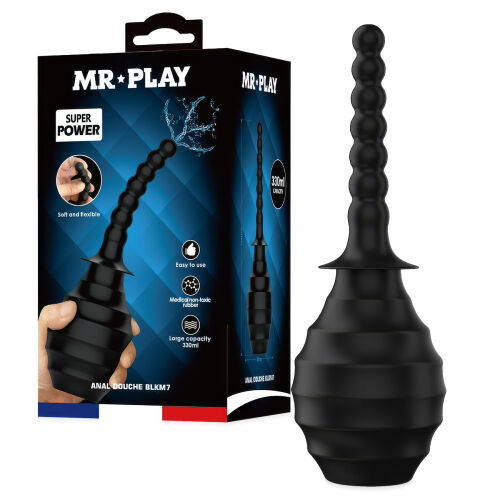 Černá hruška na klystýr irigátor pro anální sex 330 ml - 73026801