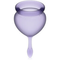 SATISFYER FEEL GOOD - MENSTRUAČNÍ KALÍČEK SADA 2 KS   - 73402844 - 2