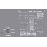 JAPONSKÝ MASTURBÁTOR - TENGA DEEP THROAT RED - DSR 500194 - 5