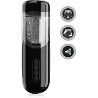 ROTAČNĚ POSUVNÝ MASTURBÁTOR 400 POHYBŮ/MINUTU S FUNKCÍ ZVUKU - 50 VARIANT STIMULACE - 77626811 - 3