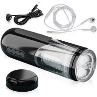 ROTAČNĚ POSUVNÝ MASTURBÁTOR 400 POHYBŮ/MINUTU S FUNKCÍ ZVUKU - 50 VARIANT STIMULACE - 77626811 - 2