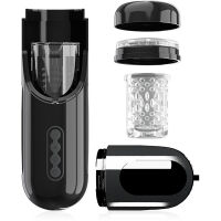 ROTAČNĚ POSUVNÝ MASTURBÁTOR 400 POHYBŮ/MINUTU S FUNKCÍ ZVUKU - 50 VARIANT STIMULACE - 77626811 - 4