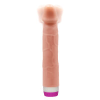 Realistický anatomický vibrátor – tělový penis s otočným ovladačem 21,5 cm - 77174857 - 2