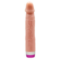 Realistický anatomický vibrátor – tělový penis s otočným ovladačem 21,5 cm - 77174857 - 4