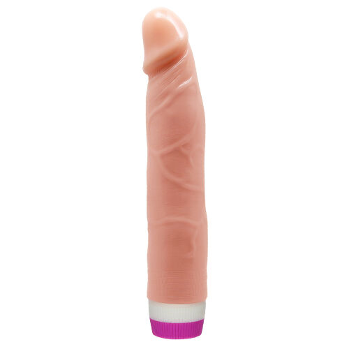 Realistický anatomický vibrátor – tělový penis s otočným ovladačem 21,5 cm - 77174857