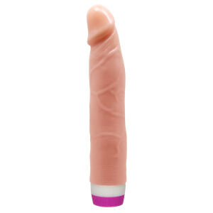 Realistický anatomický vibrátor – tělový penis s otočným ovladačem 21,5 cm - 77174857