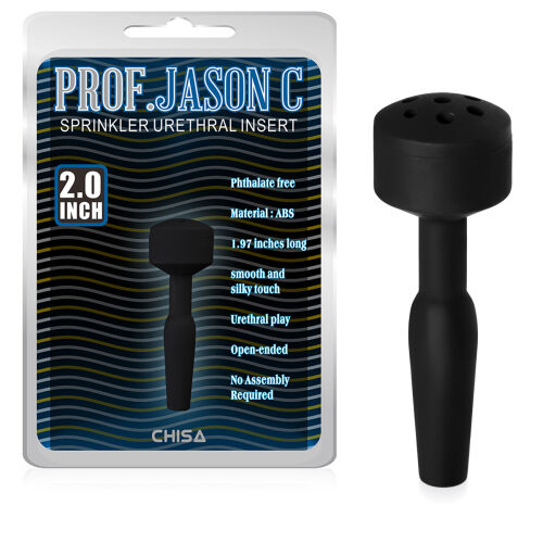 Černý dilatátor močové trubice unisex 5,2 cm BDSM - 73270554