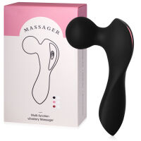 Černý mini masér pro ženy wand 10 vibračních možností - 77885483 - 4