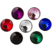 ANÁLNÍ KOLÍK Z NEREZOVÉ OCELI S KŘIŠŤÁLEM STŘÍBRNÝ WDK 8855 - 6