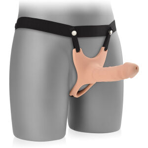 Strap-on s realistickým penisem 15cm a nastavitelným páskem - 71085938