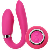 VIBRAČNĚ-SACÍ MASAŽÉR PRO PÁRY VIBRÁTOR  NA DÁLKOVÉ OVLÁDÁNÍ - 79263766 - 4