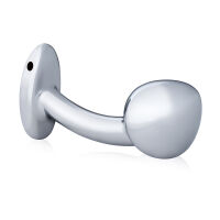 Ocelový ohnutý anální kolík 3,2 cm v průměru - 75809358 - 3