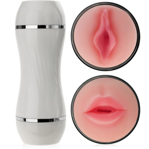 Oboustranný masturbátor pro muže umělá vagina a ústa - 70096930