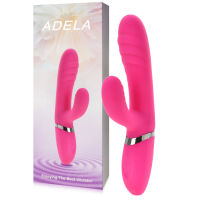 SILIKONOVÝ VIBRÁTOR DVOUSYSTÉMOVÝ STIMULÁTOR G BODU A KLITORISU AŽ 140 VARIANT STIMULACE - 78633326 - 3