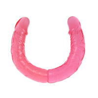 Dvojité realistické ohebné růžové dildo pro páry 36 cm - 76148771 - 3