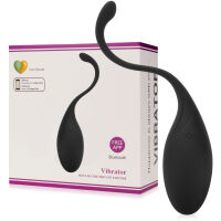 SILIKONOVÉ VAJÍČKO OVLÁDANÉ APLIKACÍ VIBRAČNÍ VAJÍČKO  - 71275197 - 4