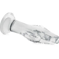 GELOVÁ DLAŇ PRO FISTING BDSM DILDO RUKA 1:1 NA SILNÉ PŘÍSAVCE   - 70090448 - 2