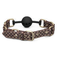 Rebellion elegantní silikonový roubík s otvory, hračka BDSM pro páry - 78891442 - 6