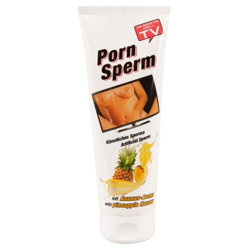 Umělé sperma s vůní ananasu Porn Sperm Pineapple 250 ml - 77780581