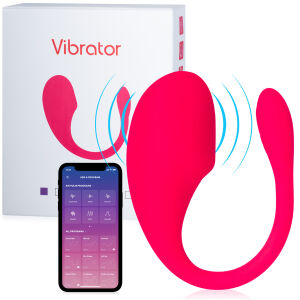 Silikonové vibrační vajíčko 9 programů + aplikace - 72390862