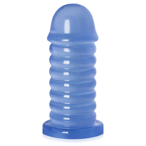 Velké dildo 6,5 cm v průměru modrý anální kolík XXL - 71836807