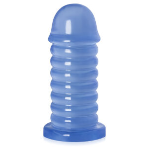 Velké dildo 6,5 cm v průměru modrý anální kolík XXL - 71836807