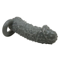 Stimulační návlek na penis s výstupky a páskem na varlata - 79707962 - 7