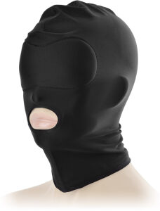 MASKA BDSM NA HLAVU FETIŠ S OTVOREM PRO ÚSTA  - 77227306