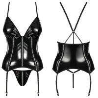 Obsessive latexový korzet se stringy Stormea - 70909796 - 4
