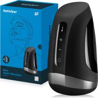 SATISFYER MEN HEAT VIBRATION - MASTURBÁTOR IMITUJÍCÍ ORÁLNÍ SEX S FUNKCÍ NAHŘÍVÁNÍ DO 40°C  - 77171897 - 7