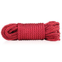 Červené bavlněné lano na bondage 10 m doplněk BDSM - 71146281 - 2