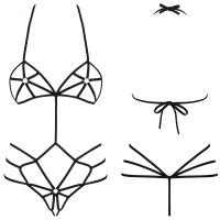 Obsessive bezstydné body z měkkých šňůrek Slave - 77762194 - 4