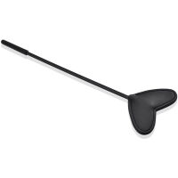 BIČÍK PLÁCAČKA S KOŽENÝM SRDÍČKEM PRO PŘÍZNIVCE SM A BDSM - 77567543 - 2