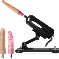 SEX MAŠINA - 420 POHYBŮ ZA MINUTU - TURBO VIBRÁTOR POSUVNÝ POHYB + 3 DILDA V SADĚ - 72069465 - 3