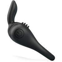 VIBRAČNÍ EREKČNÍ KROUŽEK S KRÁLÍČEK - ZVYŠUJE EREKCI A LASKÁ KLITORIS - 74739576 - 5