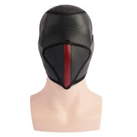Kožená maska s páskou přes oči pro BDSM seance a hraní scén - 77039546 - 3