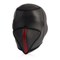 Kožená maska s páskou přes oči pro BDSM seance a hraní scén - 77039546 - 2