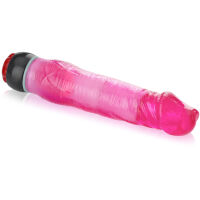 VIBRÁTOR VE TVARU PENISU - MUŽSKÝ VELKÝ ÚD S VIBRACEMI - 76554433 - 2