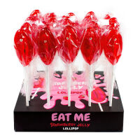 Jahodové lízátko ve tvaru vagíny zábavný dárek - 75192835 - 2