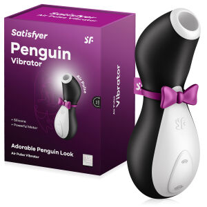 SATISFYER PENGUIN - MASAŽÉR TUČŇÁK K BEZDPTYKOVÉ STYMULACI KLITORISU  - 73808316